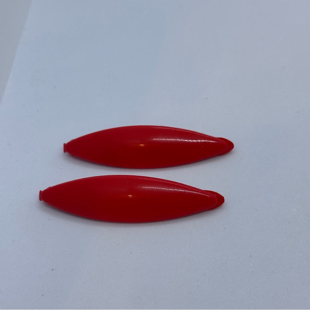 Vintage 4 Pairs 1980's Snap Back Plastic Girls' Hair Barrettes Unbranded Retro - Picture 8 of 14